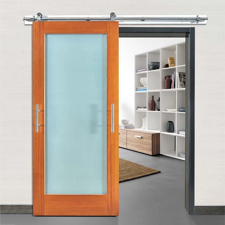 info-1-1 Wood Sliding Barn Door Hardware Set